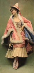 Pierrette (olie på lærred)