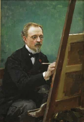 Portræt af Federico de Madrazo (1815-1894) - Maleri af Raimundo de Madrazo y Garreta (1841-1920)