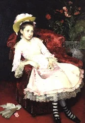 Ung Dame i Pink