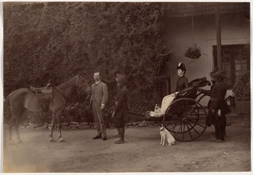 Oberst H. R. Thuillier og hans hustru Emmeline Williams Thuillier, Shimla