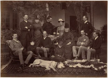 Hans Eminence, øverstbefalende og følge, Shimla