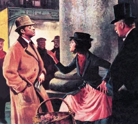 Professor Higgins og Eliza Doolittle