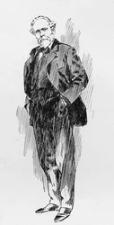 Hr. Keir Hardie, Labour-lederen, fra en artikel med titlen »Parlamentets genforsamling«, udgivet i »The Graphic«, 27. oktober 1906