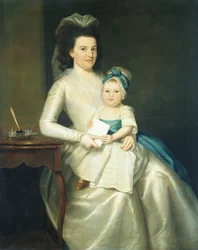 Lady Williams og barn, 1783.