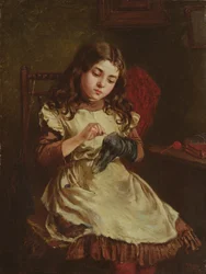At stoppe sokken, 1882
