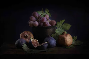 Rigt frugtstilleben