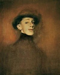 Portræt af kong Alfonso XIII af Spanien (studie)