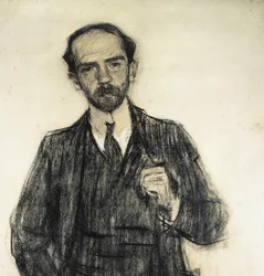 Portræt af Pio Baroja. ca. 1904 - 1905 (tegning)