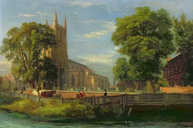 Croydon Parish Church, 1839