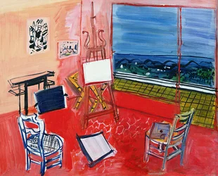 Atelier i Vence (olie på lærred)