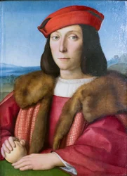 Portræt af ung mand med et æble, muligvis Francesco Maria della Rovere, omkring 1505 (maleri)