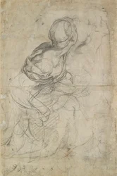 Studier for to knælende kvinder, c1500-1520
