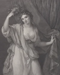 Lady Hamilton som tegneseriemuse, Thalia, 1791.