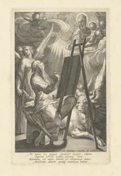 Sankt Lukas maler jomfruen, 1580