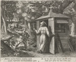 Saint Bartholomew som Eremit Eremitter (serietitel) Oraculum Anachoreticum (serietitel)