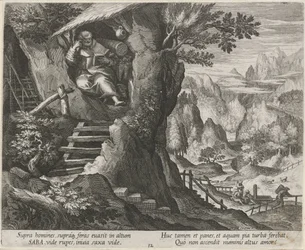 Saint Sabas som eneboer Eremitter (serietitel) Oraculum Anachoreticum (serietitel)