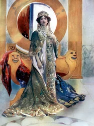Madame Otero i Kejserinden, c1902.