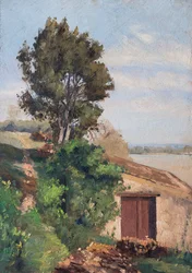 Skurvogn over Girondes flodmunding, ca. 1930
