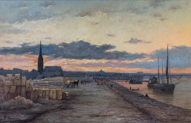 Oliemaleri, Eglise Saint-Pierre-aux-Liens, La cale aux pierre, Bernard Bonnefon, 2013 (foto)