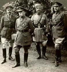Sir John French, øverstkommanderende for BEF, Frankrig, Første Verdenskrig, 1914-1915.