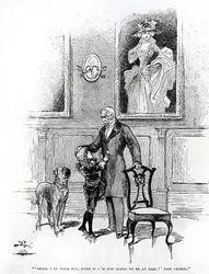 Illustration til Little Lord Fauntleroy (gravering)