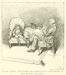 Illustration til Lille Lord Fauntleroy