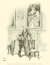 Illustration til Lille Lord Fauntleroy