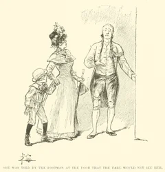 Illustration til Lille Lord Fauntleroy
