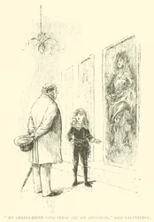 Illustration til Lille Lord Fauntleroy