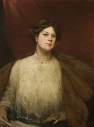 Dame Clara Butt, ca. 1906 (olie på lærred)