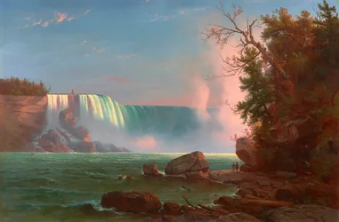 Niagara Falls 1855 (olie på lærred)