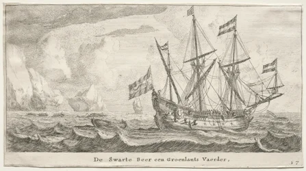 Skibe fra Amsterdam: Den Sorte Bjørn, en grønlandsk hvalfanger.