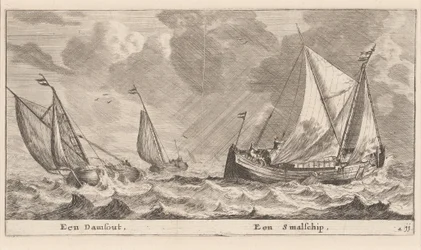 En Damschuit og en "Smalschip"