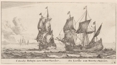 To handelsmænd: "Geele Fortuÿn", handel i Østersøen og "Liefde", handel i Norge