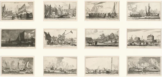 Forskellige skibe og udsigter over Amstelredam (Forskellige skibe og udsigter over Amsterdam): Del III
