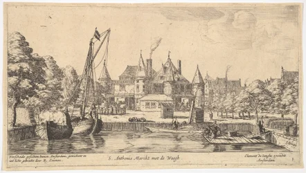 S. Anthonis Marckt med de Waegh, 1600-tallet.