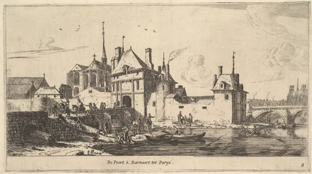 St. Bernards indgangsport i Paris, 1600-tallet.