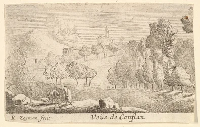 Veüe de Conflans, midten af 1600-tallet.