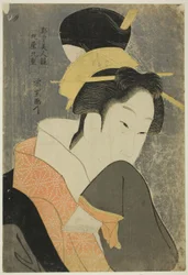 Kokonoe of te maruya, fra te-seriens skønhed af te i fornemmede kua r hånd r (sammenligning af hver smuk kvinde)
