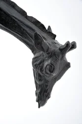 Stor giraf med sænket hoved, modelleret 1909-10, støbt før 1913 (bronze) (se også 3084917-43)