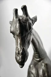Stor giraf med sænket hoved, modelleret 1909-10, støbt før 1913 (bronze) (se også 3084917-43)
