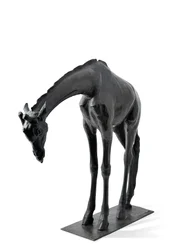 Stor giraf med sænket hoved, modelleret 1909-10, støbt før 1913 (bronze) (se også 3084917-43)