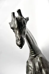 Stor giraf med sænket hoved, modelleret 1909-10, støbt før 1913 (bronze) (se også 3084917-43)