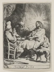 Kristus ved Emmaus: Den mindre tallerken