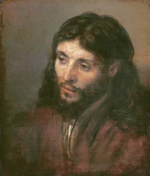 Kristi hoved, ca. 1648 (olie på lærred)
