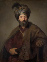 Mand i orientalsk kostume, ca. 1635 (olie på lærred)