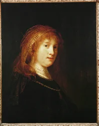 Saskia med slør (maleri på lærred)