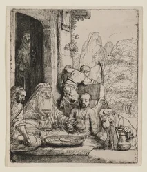 Abraham underholder englene