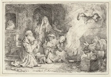 Engel afgår fra familien af Tobias, 1641