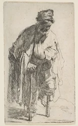Tigger med træben, ca. 1630.
